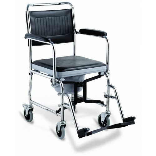 Ev Tipi Tuvalet Aparatlı Tekerlekli Sandalye